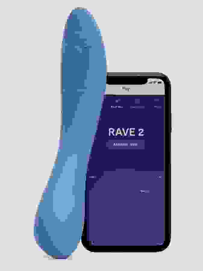 We-Vibe Rave 2 App Controlled G-Spot Vibrator, Blue, hi-res